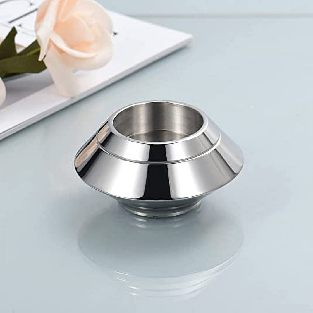 2 IN 1 Candle Ash Holder Keepsake Urn for Ashes Candlestick Urns Keepsake Cremation Urn for Human Ashes-316L Stainless Steel