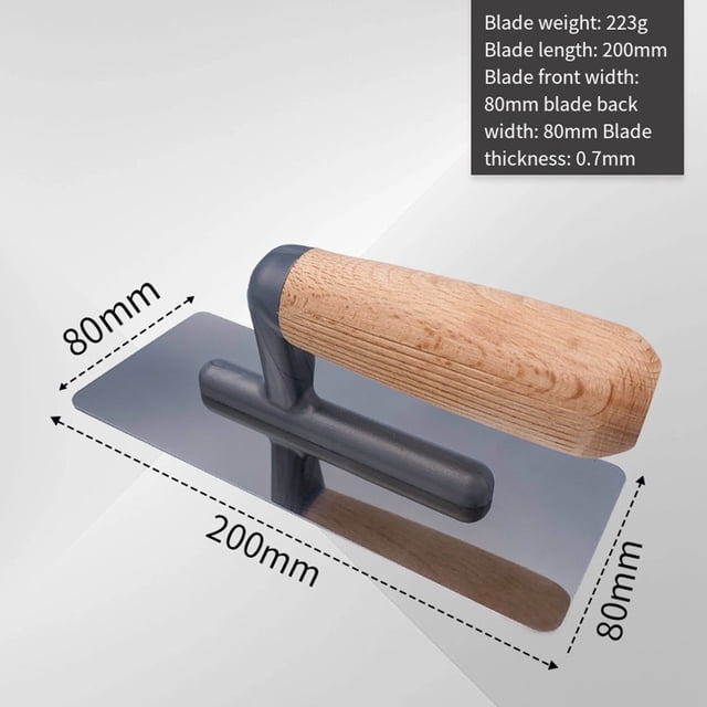 Lefu Truelle Plate en Plâtre de Haute Qualité pour une application Précise du Stuc,