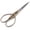 Silver/Gold, variant on Riousery Vintage Stainless Steel Tailor Sewing Scissors Household DIY Crafting Accessories, Black with Gold Pattern, 4.13 inches / 10.5 cm Length, 1 Count