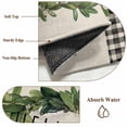 thumbnail image 6 of Farmhouse Green Garland Area Rugs 8'x10', Washable Small Throw Rugs for Living Room Patio, Spring Vintage Black Plaid Beige Indoor Outdoor Rug Non-Slip Low Pile Carpet Runner Reversible Floor Mats, 6 of 8