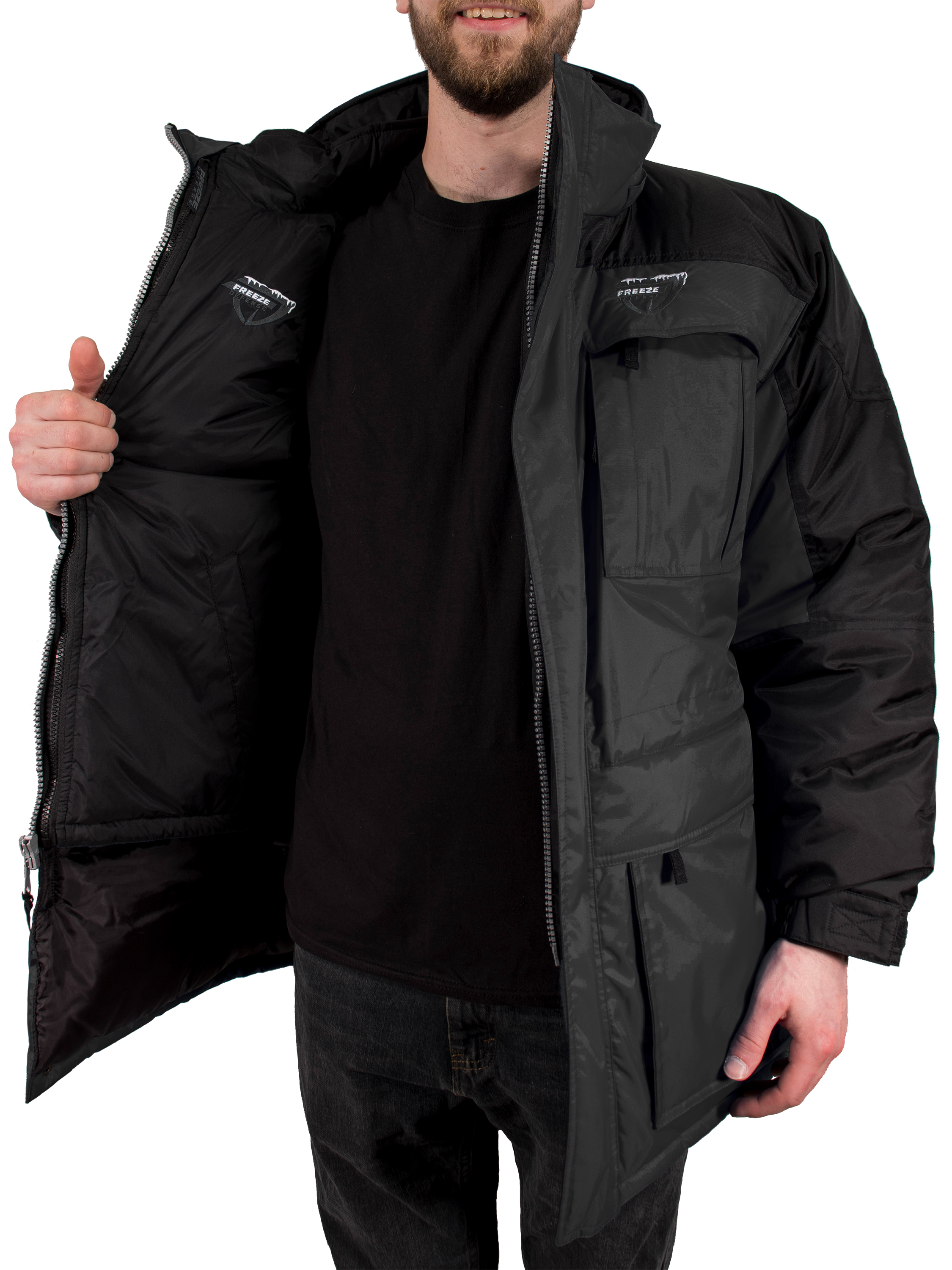 Freeze Defense Men's 3-In-1 Winter Jacket With Vest photo 6