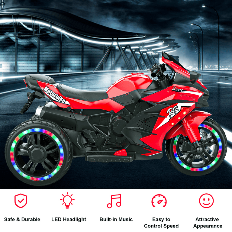 Pretty trem girl ride motorbike