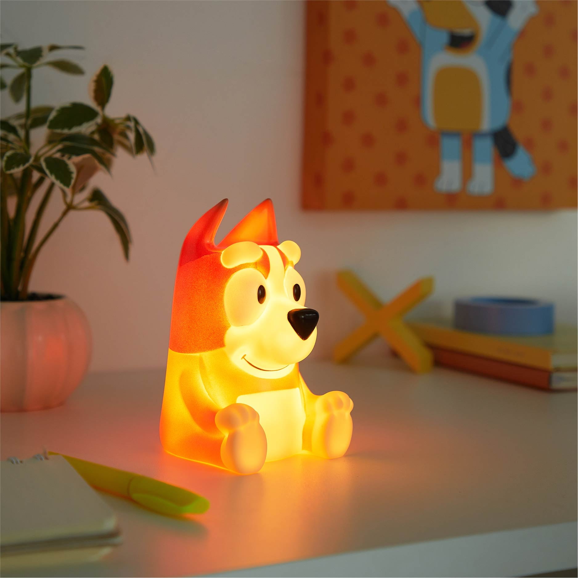Bingo LED Squishy Mood Light, Brown