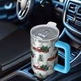 thumbnail image 6 of Red Christmas Truck and Tree Pattern Tumbler with Handle and Lid,40oz Double Wall Vacuum Insulated Tumbler,Cups Gift for Women and Men, 6 of 7