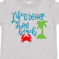 thumbnail image 4 of Inktastic Life is Better at the Beach Crab and Palm Tree Boys or Girls Toddler T-Shirt, 4 of 5