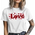 thumbnail image 4 of Camisetas gráficas informales de manga corta con texto de amor de San Valentín para hombre, 4 of 8