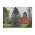 thumbnail image 3 of U R There Photography German Road Red I Rustic Farmhouse Tempered-Glass Cutting Board 8"x 11", 3 of 9