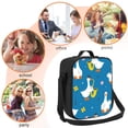 thumbnail image 5 of Lsque Cartoon Goose Lunch Bag Lunch Box for Women Men Reusable Insulated Lunch Tote Bag,Leakproof Thermal Cooler Sack Food Handbags Case High Capacity, 5 of 9