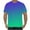 Green 01, variant on QQAMB Mens Gradient T-Shirt Short Sleeve Ombre Color Crewneck Shirt Slim Fit Casual Sports Tee Lightweight Summer Basic Tops Sky Blue 2XL