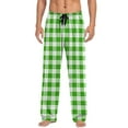 thumbnail image 5 of Xcmzpl Mens Pajama Pants Cotton Lightweight Plaid Sleep Lounge Pants Elastic Waist Drawstring Baggy PJ Bottoms with Pockets, 5 of 7