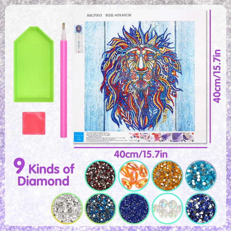 Dream Fun Horse Gifts for Kids Age 9 10 11 12 13, DIY Diamond Painting Kits  with Diamond Draw Special Tools for 8-10 Years Old Girls Boys| Arts and