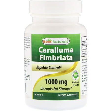 Best Naturals  Caralluma Fimbriata  1000 mg  60 (Best Weight Gain Tablets)