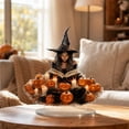 thumbnail image 6 of Diceymbol Pumpkin Wizard and Book Decoration, 7.87 in Flat Acrylic Desktop Decoration, 6 of 7