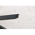 thumbnail image 4 of MAYEERTY Modern Dining Table - Cross Legs, Tempered Glass Top, Sleek for Living Room, 4 of 11