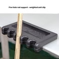 thumbnail image 5 of Pool Cue Rest Holder Nonslip Against Table Cue Rack Billiard Rack for Tabletop Sports Game Room, 5 of 9