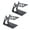 Black, variant on Desktop Speakers Stands Professional Studio Monitors Stand for Bookshelf Speakers Neatly Fit Rack with Nonslip Pad