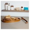 thumbnail image 5 of x Tom Papa Breaking Bread Cutting Board, 2-Piece Style Wood Bread Board with Nesting Crumb Tray, -Century Modern Serving Board for Slicing & Entertaining, 11.7” x 16”, 5 of 7