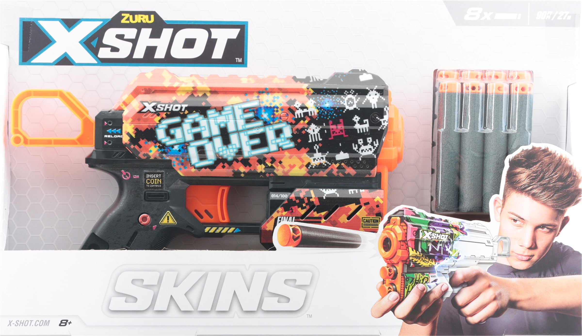 ZURU X-Shot Poppy Playtime Flux Jumpscare Battery Powered Blaster