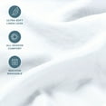 thumbnail image 4 of Bare Home Washed Sheet Set - Premium 1800 Collection - Deep Pocket - 4 Piece - Full, White, 4 of 7