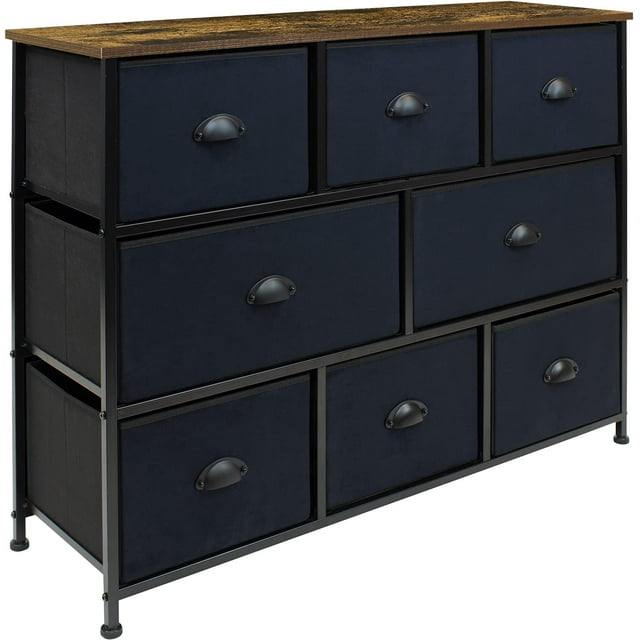 Sorbus Organisateurs de Tiroir de Commode et de Garde-Robe, Noir Rustique