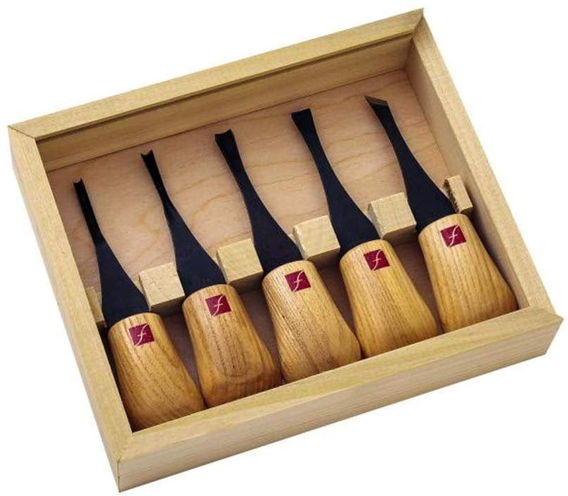Flexcut Carving Tools, Beginners Palm Set, Gouges for Woodcarving, Set
