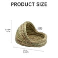 YBWZH Pet Beds Handwoven Bird Laying Nests Base Bird Nests Incubation