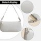thumbnail image 3 of Bolso de mano clásico retro con cierre de cremallera para mujer, bonito bolso de mano tipo sobre., 3 of 6