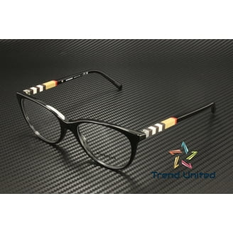Burberry, Womens Square Eyeglasses, 51mm, Black Plastic - Walmart.com