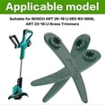 thumbnail image 2 of 32pcs F016800372 Lawn Mower Blades Compatible with Bosch ART 26-18 LI 083-B3-0009 / ART 23-18 LI, ABS Lawn Trimmer Blade Accessories, 2 of 5