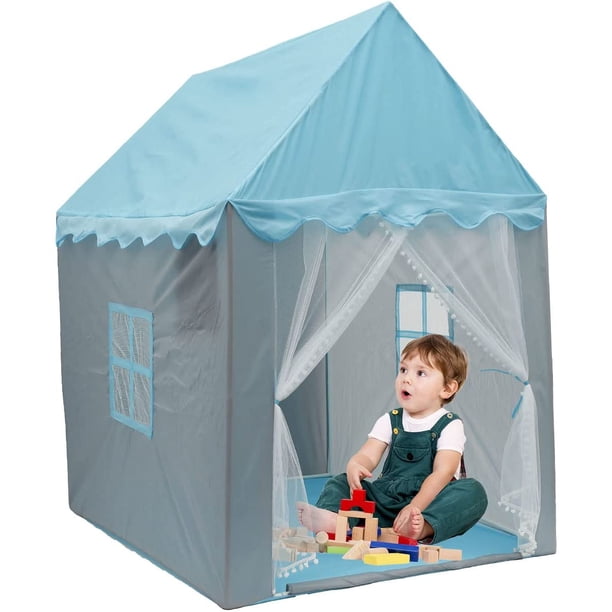Carpa De Juegos Para Niños, Carpa De Princesa, Casa Del Castillo De La Princesa, Carpa De Juegos Para Niños Plegable Portátil, Cono De Lona De Algodón Casa De Juegos Para Niños Para Niños Niñas Muyoka Hogar