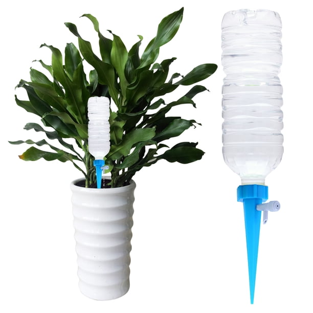 Artefacto Riego Automático Flores Dispositivo Riego Flores Riego Por Goteo Gotero Ajustable Permeador Caudal Herramienta Riego Automático (azul) Color Aleatorio