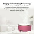 thumbnail image 4 of Hi,Fancy 500ml Ultrasonic Air Humidifier Aromatherapy Diffuser Wood Grain Large Capacity Sprayer with LED Night Lamp Home Rose red US Plug, 4 of 8