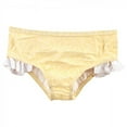 thumbnail image 4 of Hudson Baby Infant Girl Swim Rashguard Set, Yellow Daisy, 3-6 Months, 4 of 4