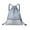 Silver, variant on String Bag,Waterproof Drawstring Bags Backpacks for Gym,Small Hiking Bags with Breathable Fabric for Women and Men
