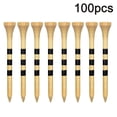 thumbnail image 2 of 100 pcs Golf Tees, Reduce Friction & Side Spin, Stable & Durable Natural Biodegradable Professional Golf Tees, 2 of 9