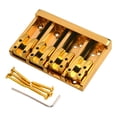 thumbnail image 2 of Puente de guitarra de aleación de Zinc Gloria Accesorio de instrumentos musicales de repuesto Dorado, 2 of 8