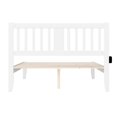 thumbnail image 4 of AFI Tahoe Queen Spindle Solid Wood Bed with USB Charger in White, 4 of 8