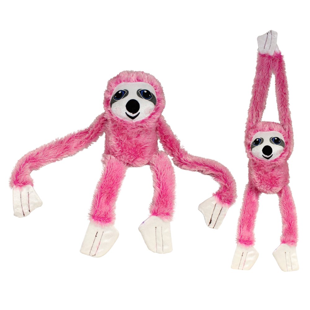 #PlushPals 27" Sloth Stuffed Animal Plush Toy Soft & Fluffy - Pink
