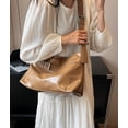thumbnail image 2 of Kukuzhu Hobo Bag for Women PU Leather Shoulder Crossbody Bag Soft Purse Handbag Slouchy Large Totes Retro Top Handle Bag, 2 of 6