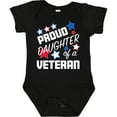 thumbnail image 3 of Inktastic Proud Daughter of a Veteran Veterans Day Girls Baby Bodysuit, 3 of 5