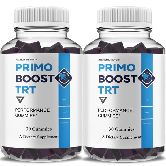(2 Pack) Primo Boost TRT Gummies, PrimoBoostTRT Advanced Performance and Overall Health Support Formula (2 Month Supply)