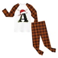 thumbnail image 5 of Ketyyh-chn99 Pyjama de Fête pour Garçons Ensemble Garçons et Filles Pantalon Long Coupe Régulière à Manches Longues Col Rond Lettres 3D Imprimées Taille pour 6-7 Ans, Rose, 5 of 5