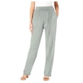 thumbnail image 4 of vigerkar Dress Pants Women Tummy Control Stretchy Work Pants Casual Hiking Jogger Pant Loose Fit Trousers with Pockets (Light Gray, M), 4 of 4
