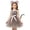 j10-Grey, variant on LIIPEE Girls Summer Outfits 3 Piece Set Kids Cartoon Dress Up Fashion Graphic Mesh Dresses Tail And Headband Cute Comfortable Halloween Party Performance Wear,6-7 Years