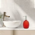 thumbnail image 2 of Unique Bargains 1 Pc Reusable Pineapple Shape Soap Dispenser 11.84oz Red Silver Tone, 2 of 6