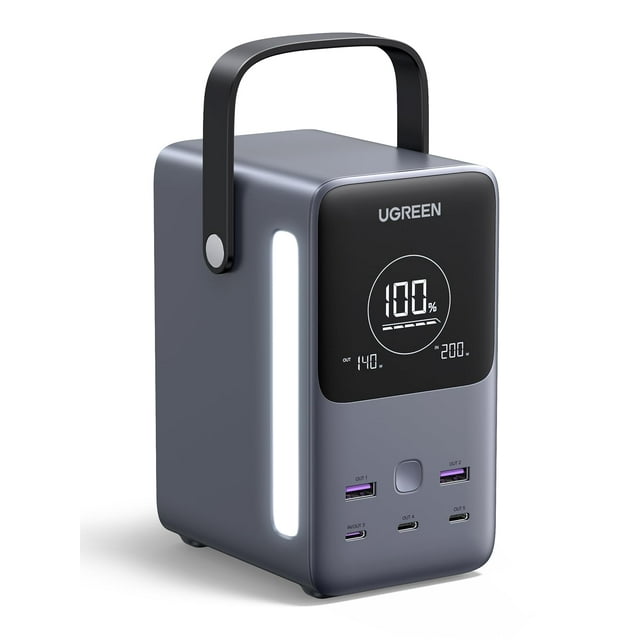 Cargador portátil Power Bank UGREEN 300W 48,000mAh con pantalla