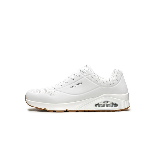 Zapatilla Skechers Uno-Stand on Air para hombre, color blanco, talla 8.5