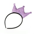 thumbnail image 4 of Accesorios Únicos 1 Pc Diadema de Lentejuelas de Moda para Mujeres y Niñas Violeta, 4 of 6