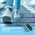 thumbnail image 2 of Media Plantilla Ortopédica Comfort Star Azul con Doble Absorción de Impactos para Mayor Comodidad, 2 of 6