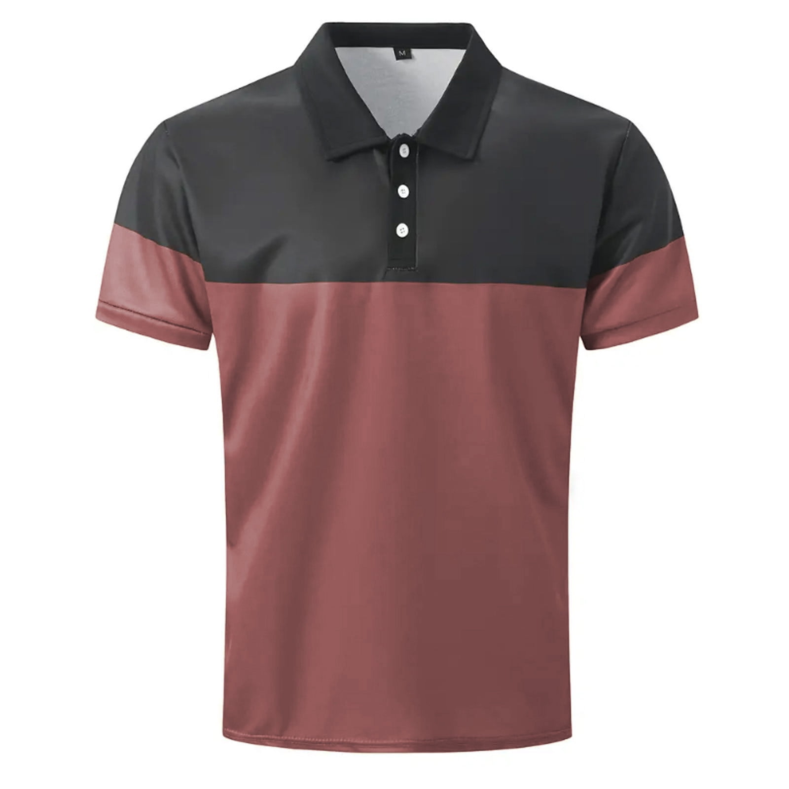 メンズウェア DECEMBERMAY Men's Color combination polo DECEMBERMAY Men's Color combination polo